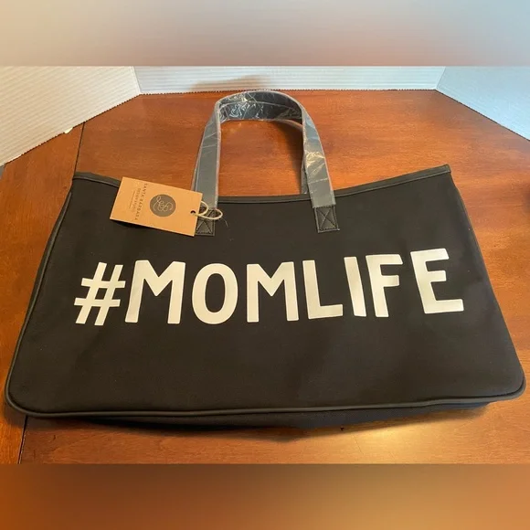 Canvas Tote, #MOMLIFE , Santa Barbara Design Studio. NWT - Picture 8 of 10